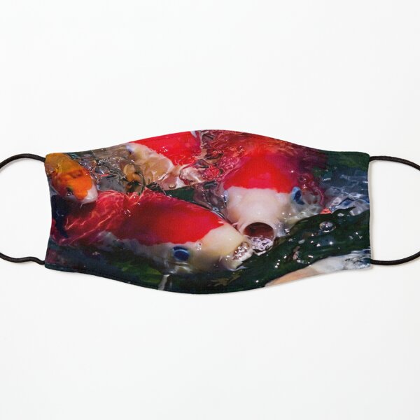 Koi feeding frenzy Kids Mask