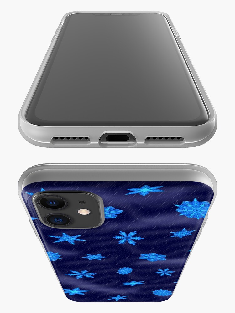 Alternate view of Drifting Snowflake, Gentle Rain iPhone Case & Cover