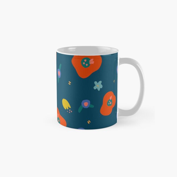 poppy floral blossoms Classic Mug