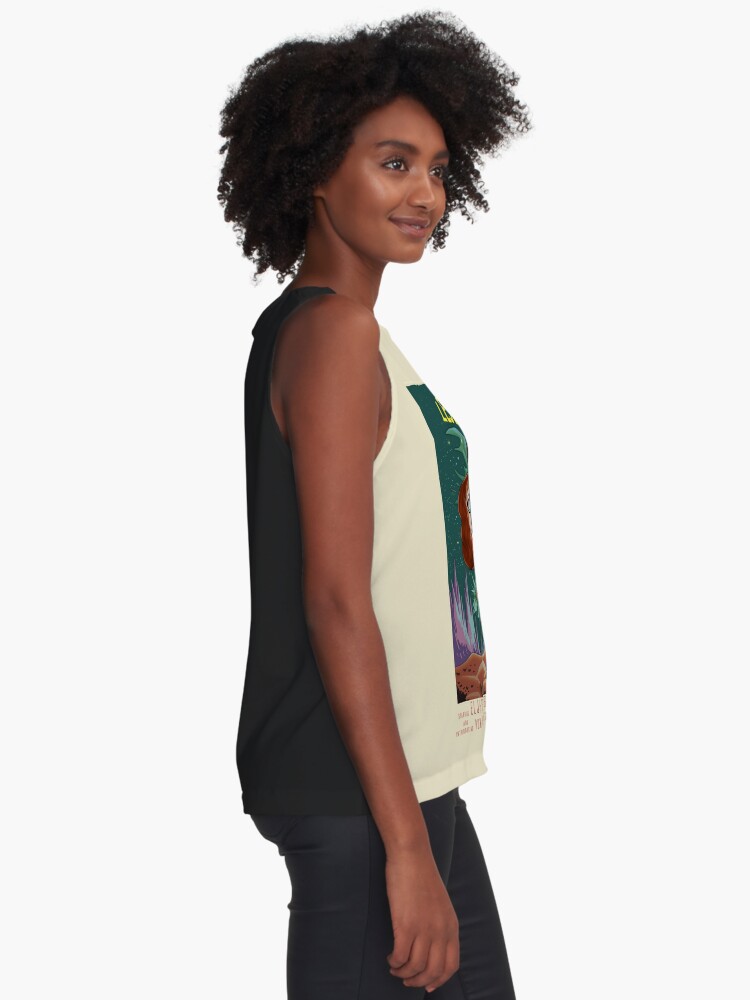 Lesbian Planet Vintage Poster Sleeveless Top By Sarahpillbug Redbubble