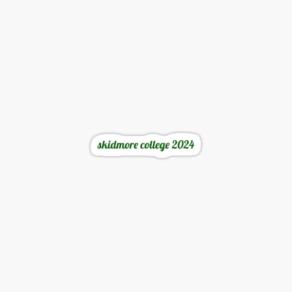 "Skidmore College 2024" Sticker by mayaf08 Redbubble