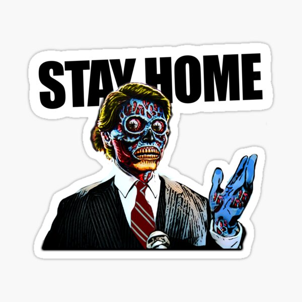 Stay home Sticker