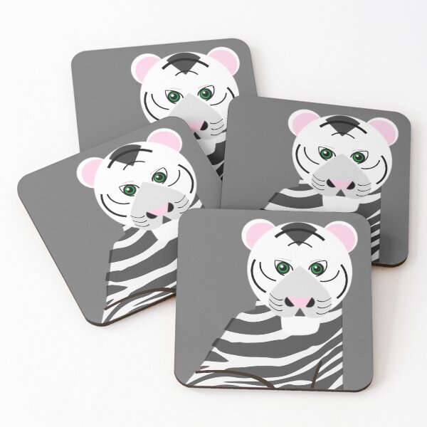 Item preview, White Tiger (Gray) designed and sold by bunhuggerdesign.