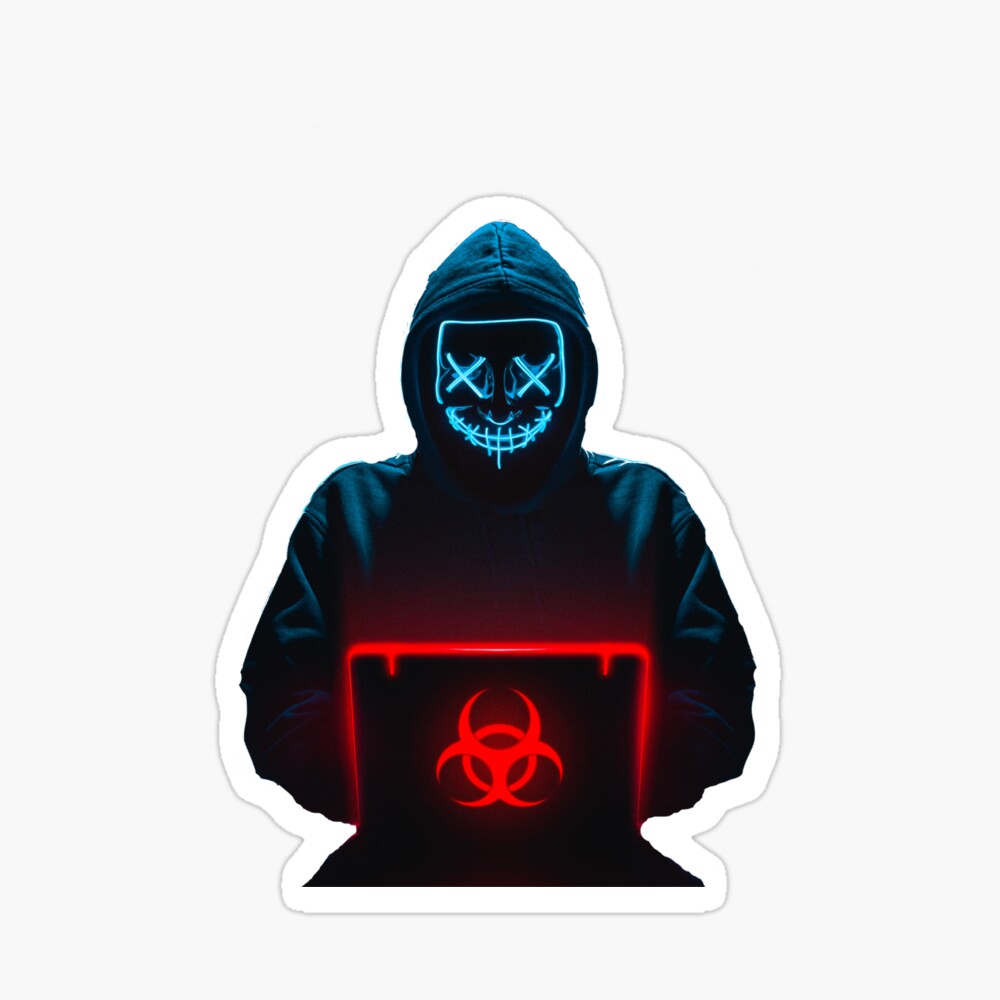 Anonymous Hack Computer Poster By Fatijld123 Redbubble - hack roblox in like scoop it