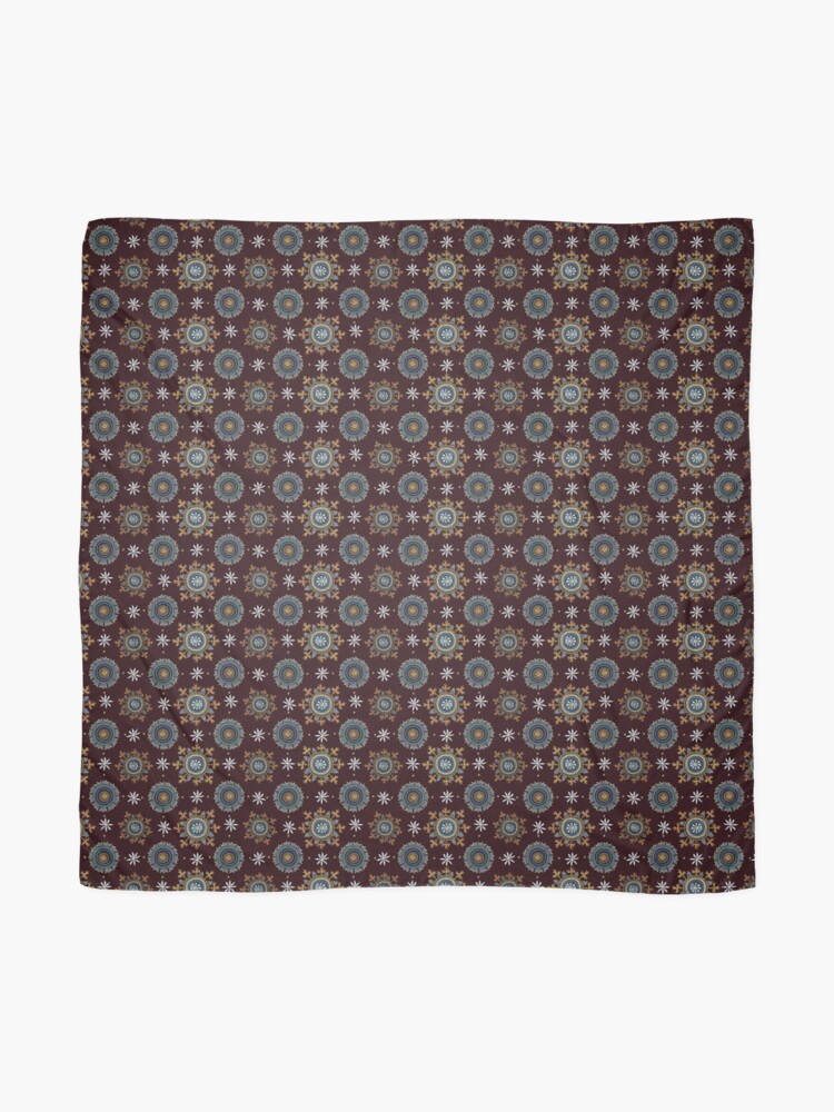 Alternate view of Byzantine red Empire Scarf