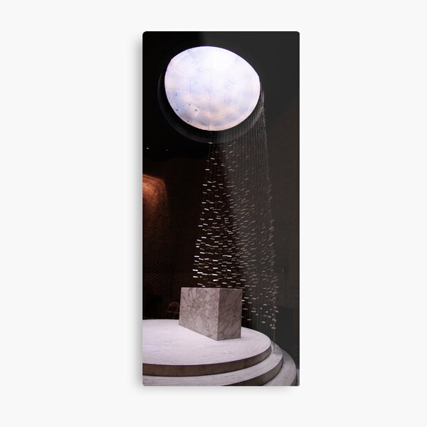 Ecclesiastical Light over Altar, MIT chapel Metal Print