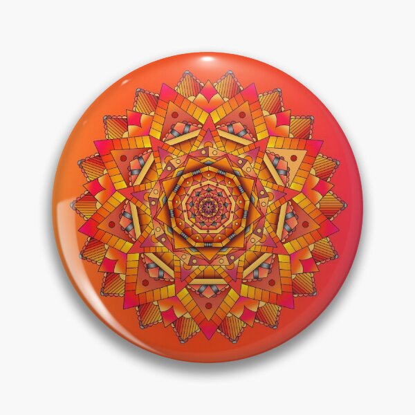Item preview, Static Sunset Mandala designed and sold by Liserr27.