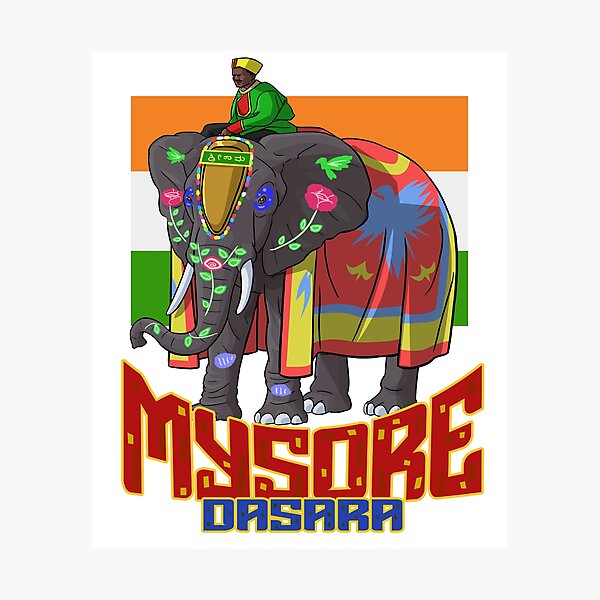 Item preview, Mysore Dasara Elephant designed and sold by Nosek1ng.