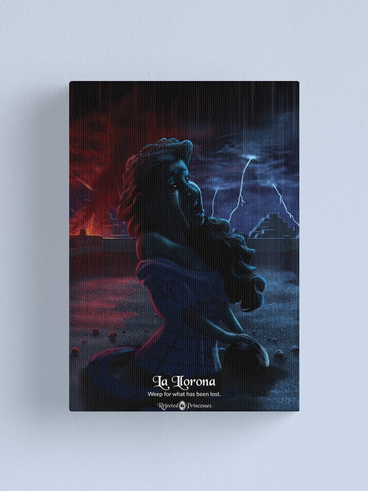 Alternate view of La Llorona - Rejected Princesses Canvas Print
