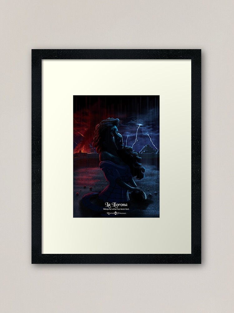 Alternate view of La Llorona - Rejected Princesses Framed Art Print