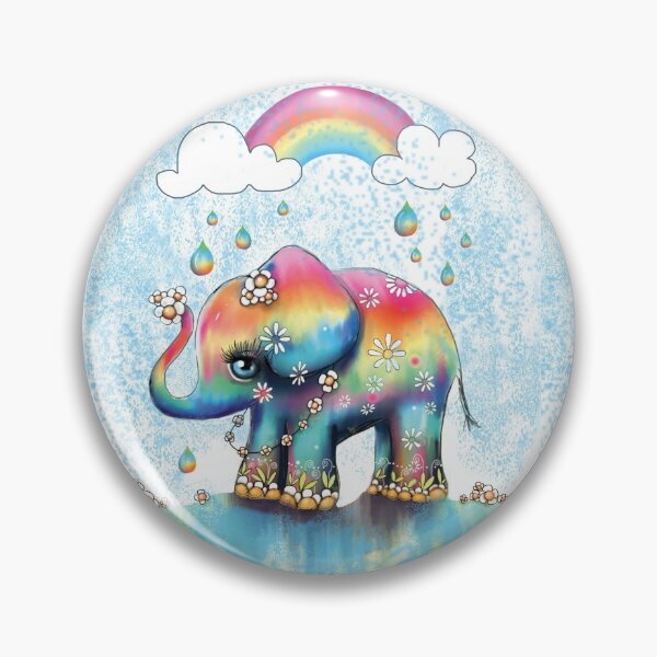 Item preview, Little Rainbow Elephant designed and sold by Karin Taylor.