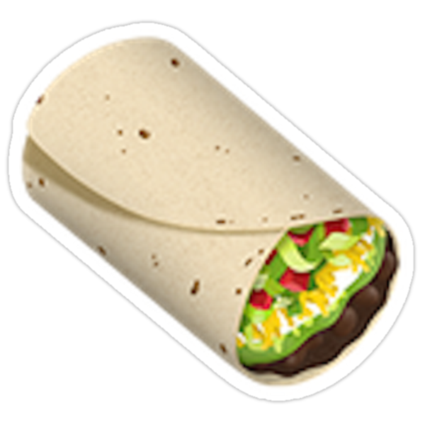 burrito food emoji trendyhipstertumblrmeme stickers