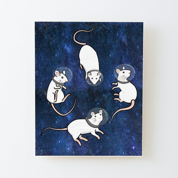 Rat King Wall Art Print // Cute Royal Lord of the Rats & Mice 