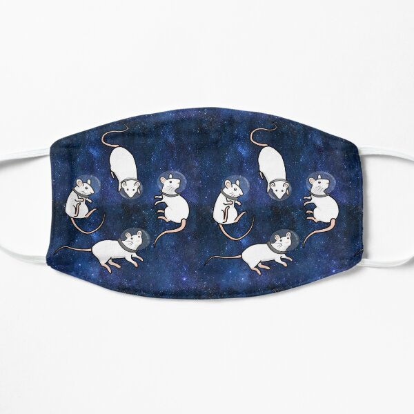 Rats in Space Flat Mask