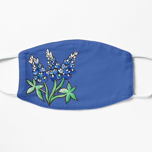 Texas Bluebonnets Mask