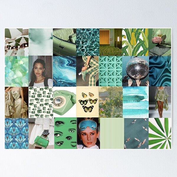 ORIGINAL good Artwork 'green moodboard'