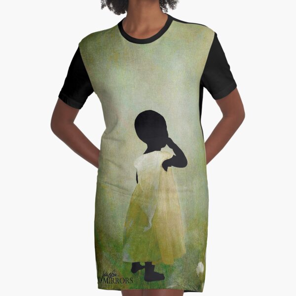 No Mirrors Graphic T-Shirt Dress