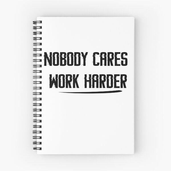 Item preview,  Nobody cares work harder  Glitch Design designed and sold by Apoldi Shop.