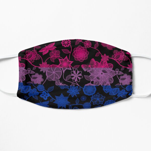 Butterfly Garden, Pride Flag Series - Bisexual Mask