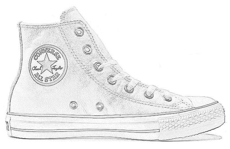 &quot;sketched converse&quot; Greeting Cards by liccleme Redbubble