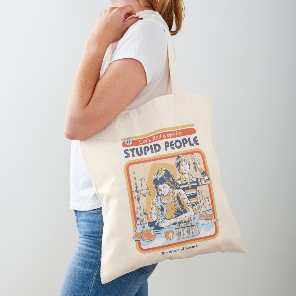 A Cure For Stupid People Tote Bag