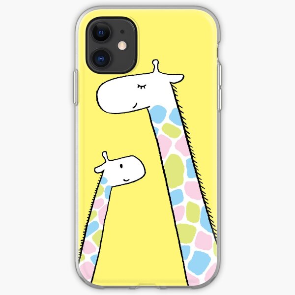 Giraffe family iPhone Soft Case