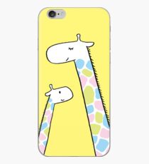 Giraffe family iPhone Case