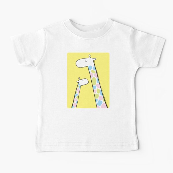 Giraffe family Baby T-Shirt