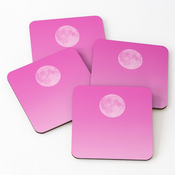 Item preview, Hot pink aesthetic - the moon designed and sold by bohoDecor.