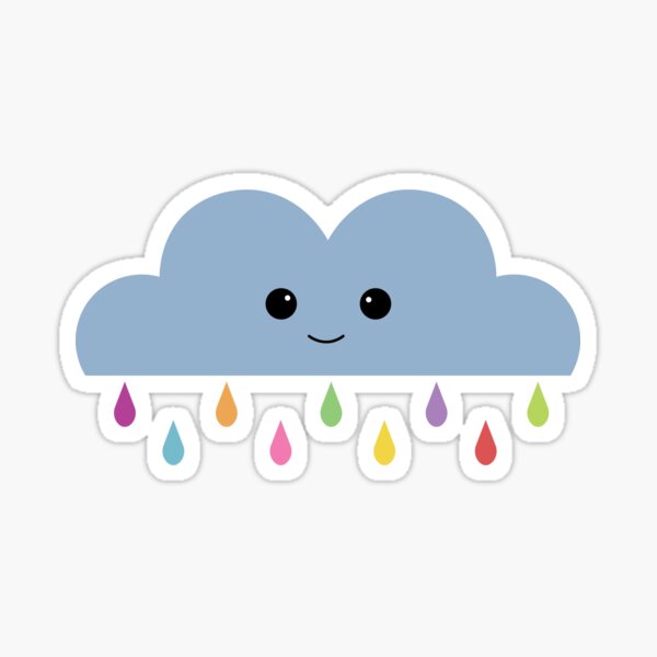 Kawaii Cloud Charms | Enamel Happy Cloud Pendant | Enamelled Planner Charm | Cute Charm | Weather Jewellery DIY (3pcs / Gold & White / 13mm x 11mm)
