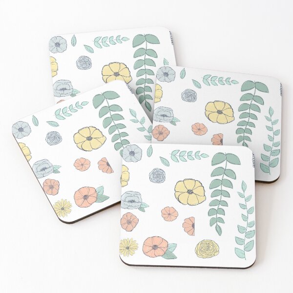 Item preview, Sketch Floral Sticker Pack  designed and sold by LordGraceArt.