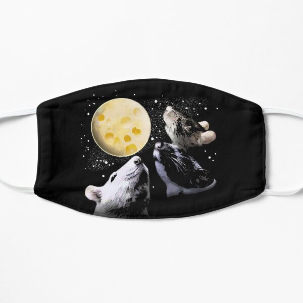 Three Rat Moon Flat Mask