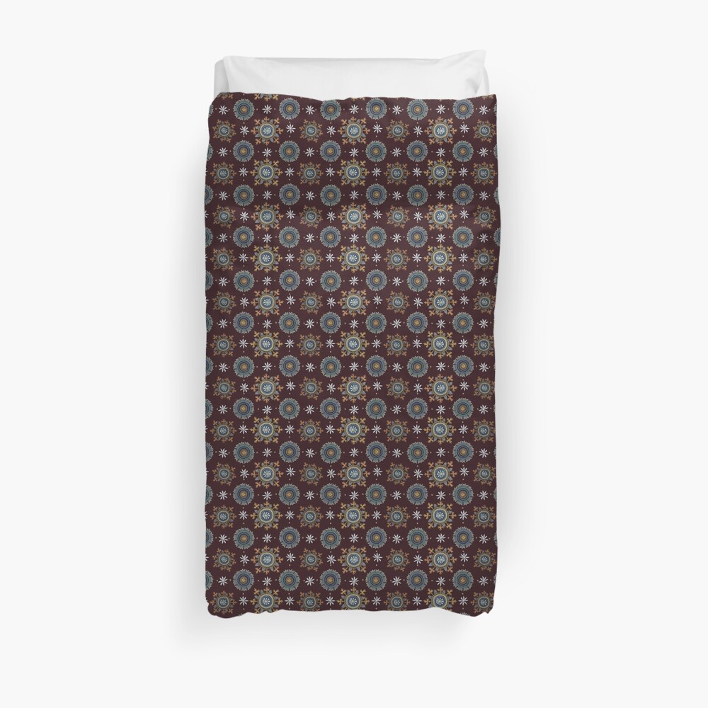 Byzantine red Empire Duvet Cover