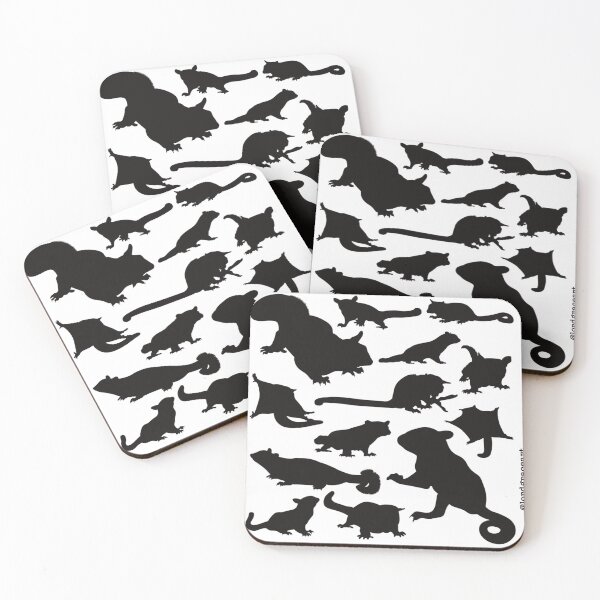Item preview, Sugar Glider Silhouette Assortment  designed and sold by LordGraceArt.