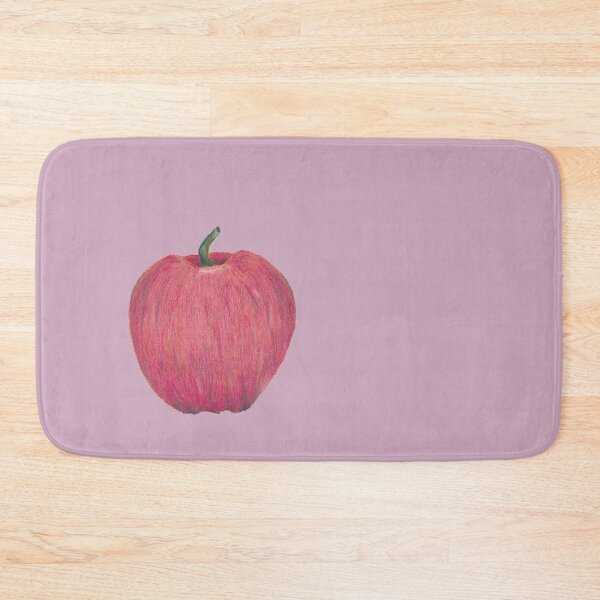 Item preview, Red Apple Drawing on Pink designed and sold by STHoganArtist.