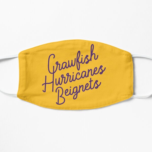 Crawfish, Hurricanes, Beignets Mask