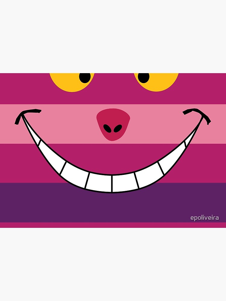 Cheshire Cat Funny Wonderland Colorful illustration by epoliveira