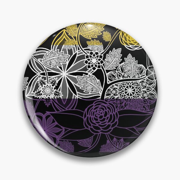 Item preview, Flight Over Flowers of Fantasy - Nonbinary Pride Flag designed and sold by StephOBrien.