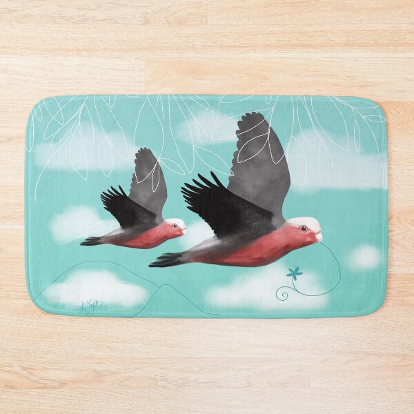 Item preview, Pink Galahs in Flight designed and sold by Karin Taylor.