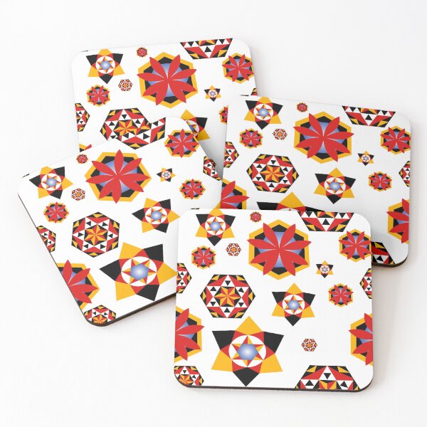 Item preview, Geometrically Abstract Warm Shapes designed and sold by j4cqu1.