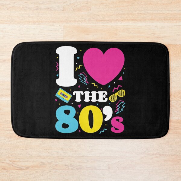 Item preview, Love the 80's; Retro Eighties T-Shirt 1980s Neon 1980 designed and sold by EstelleStar.