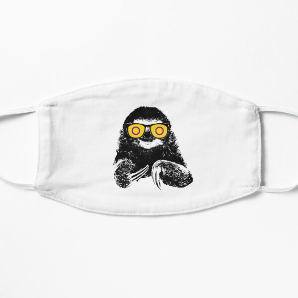Pride Sloth Intersex Flag Sunglasses Mask