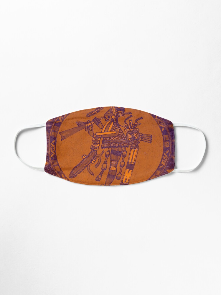Alternate view of Mayan Artifact Art Mask