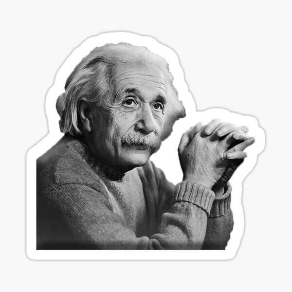Einstein - Albert Einstein Pegatina
