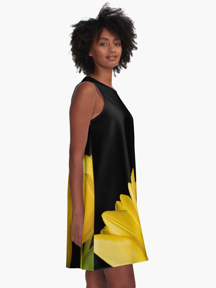 Yellow 2024 tulip dress