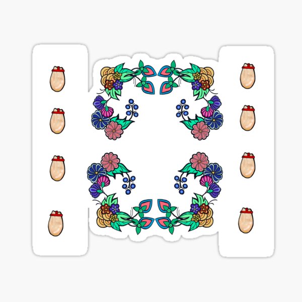 Rich floral Sticker
