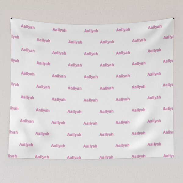Item preview, Aaliyah name pink lettering text - 0020 designed and sold by PrettyDesserted.