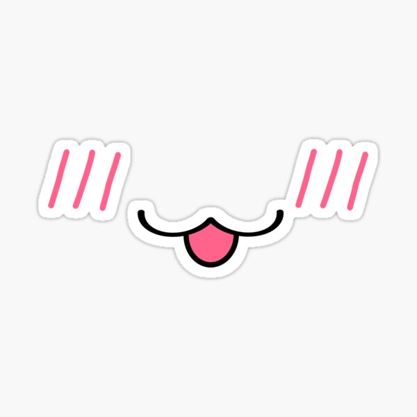 Owo Face Stickers Redbubble