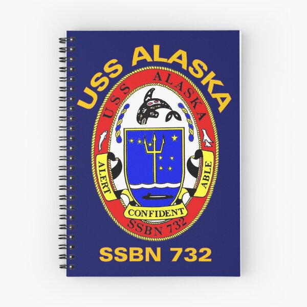 Item preview, USS Alaska (SSBN-732) Crest for Dark Colors designed and sold by Nikki SpaceStuffPlus.