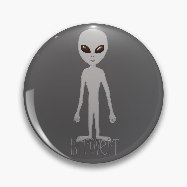 Item preview, The Elusive Grey Alien is an Introvert  designed and sold by Amy Hadden.